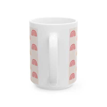 Rainbow Arch Pattern Ceramic Mug, (11oz, 15oz) - Image 9