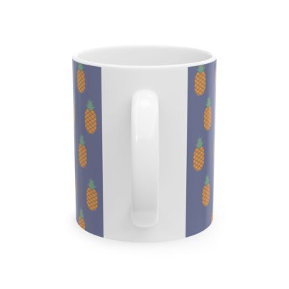 Tropical Pineapple Ceramic Mug, (11oz, 15oz) - Image 2