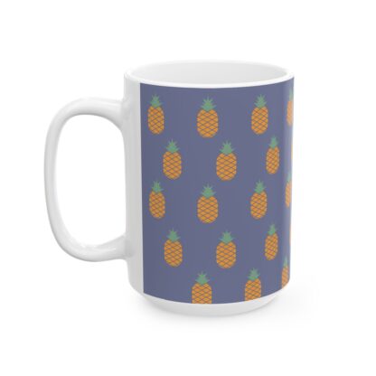 Tropical Pineapple Ceramic Mug, (11oz, 15oz) - Image 11