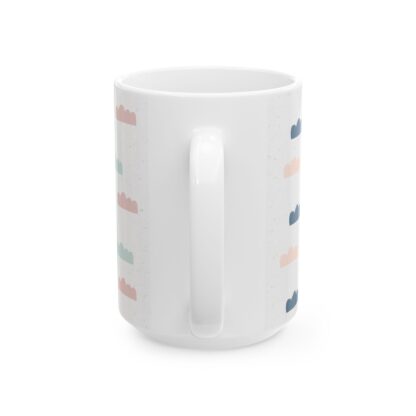 Hand-Drawn Cloud Pattern Ceramic Mug, (11oz, 15oz) - Image 10