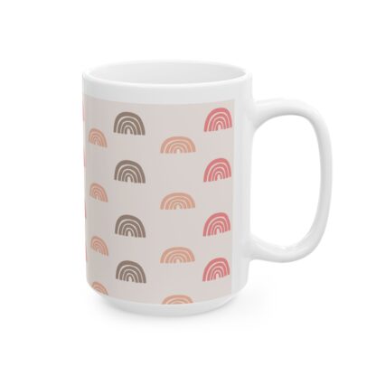 Rainbow Arch Pattern Ceramic Mug, (11oz, 15oz) - Image 11