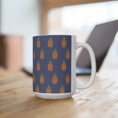 Tropical Pineapple Ceramic Mug, (11oz, 15oz) - Image 13