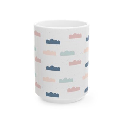 Hand-Drawn Cloud Pattern Ceramic Mug, (11oz, 15oz) - Image 9