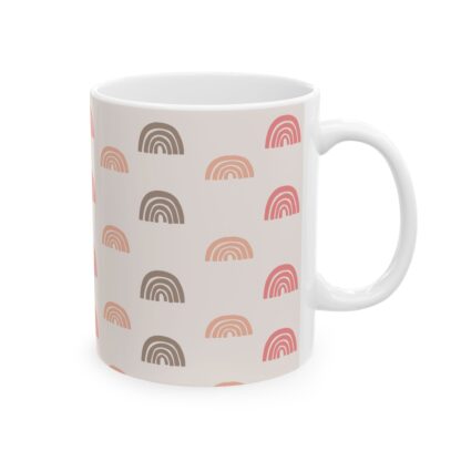 Rainbow Arch Pattern Ceramic Mug, (11oz, 15oz) - Image 4