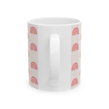 Rainbow Arch Pattern Ceramic Mug, (11oz, 15oz) - Image 2