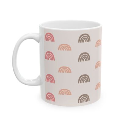 Rainbow Arch Pattern Ceramic Mug, (11oz, 15oz) - Image 3