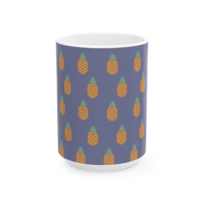 Tropical Pineapple Ceramic Mug, (11oz, 15oz) - Image 9