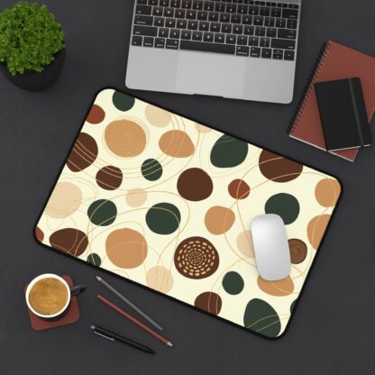 Geometric Circle Pattern Desk Mat – Modern & Minimalist Design - Image 7