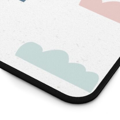 Retro Cloud Pattern Desk Mat – Soft, Stylish & Functional - Image 4