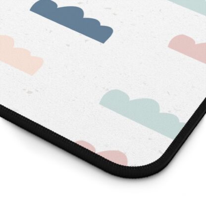 Retro Cloud Pattern Desk Mat – Soft, Stylish & Functional - Image 12