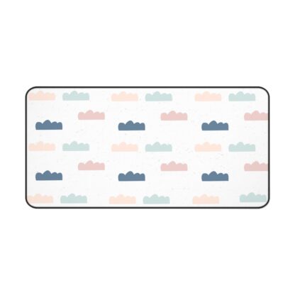 Retro Cloud Pattern Desk Mat – Soft, Stylish & Functional - Image 3