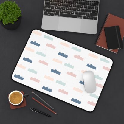 Retro Cloud Pattern Desk Mat – Soft, Stylish & Functional - Image 7