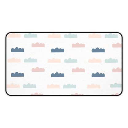 Retro Cloud Pattern Desk Mat – Soft, Stylish & Functional - Image 10