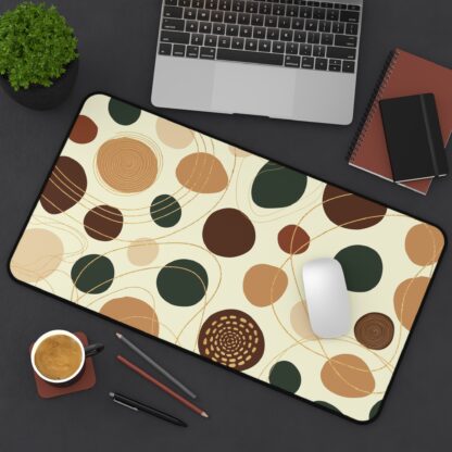 Geometric Circle Pattern Desk Mat – Modern & Minimalist Design - Image 11