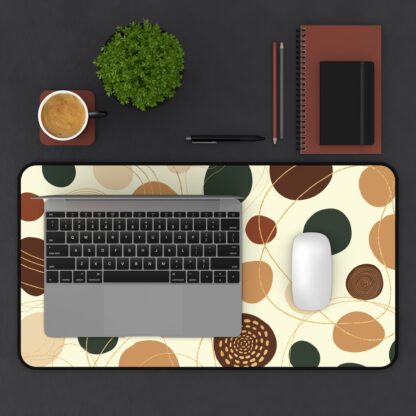 Geometric Circle Pattern Desk Mat – Modern & Minimalist Design - Image 13