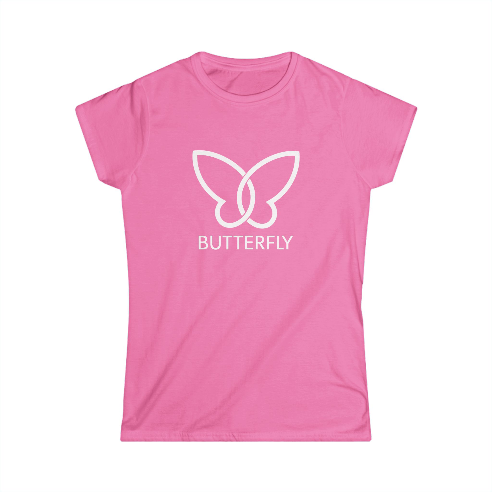 Interlocking Butterfly Wings on Short-Sleeve T-Shirt - Image 4