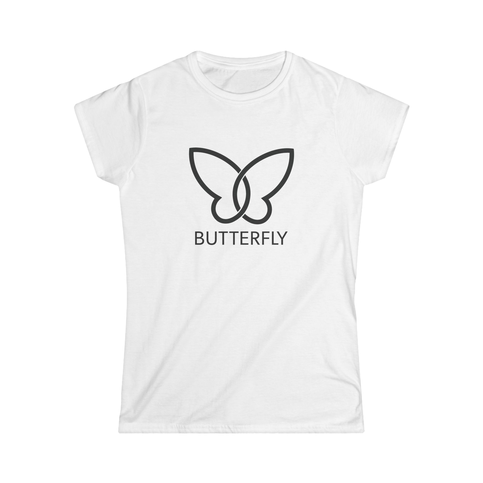 Interlocking Butterfly Wings on Short-Sleeve T-Shirt - Image 5