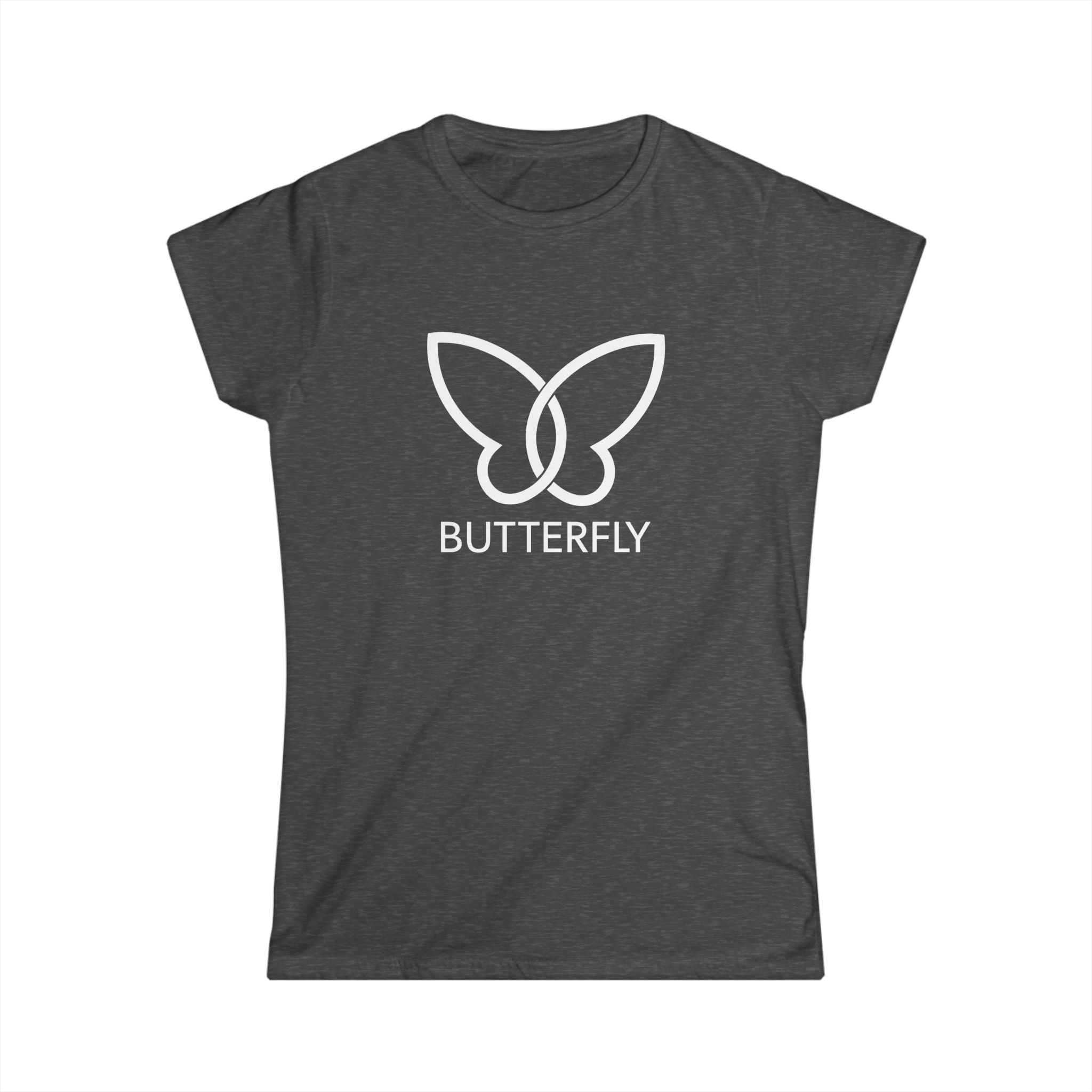 Interlocking Butterfly Wings on Short-Sleeve T-Shirt